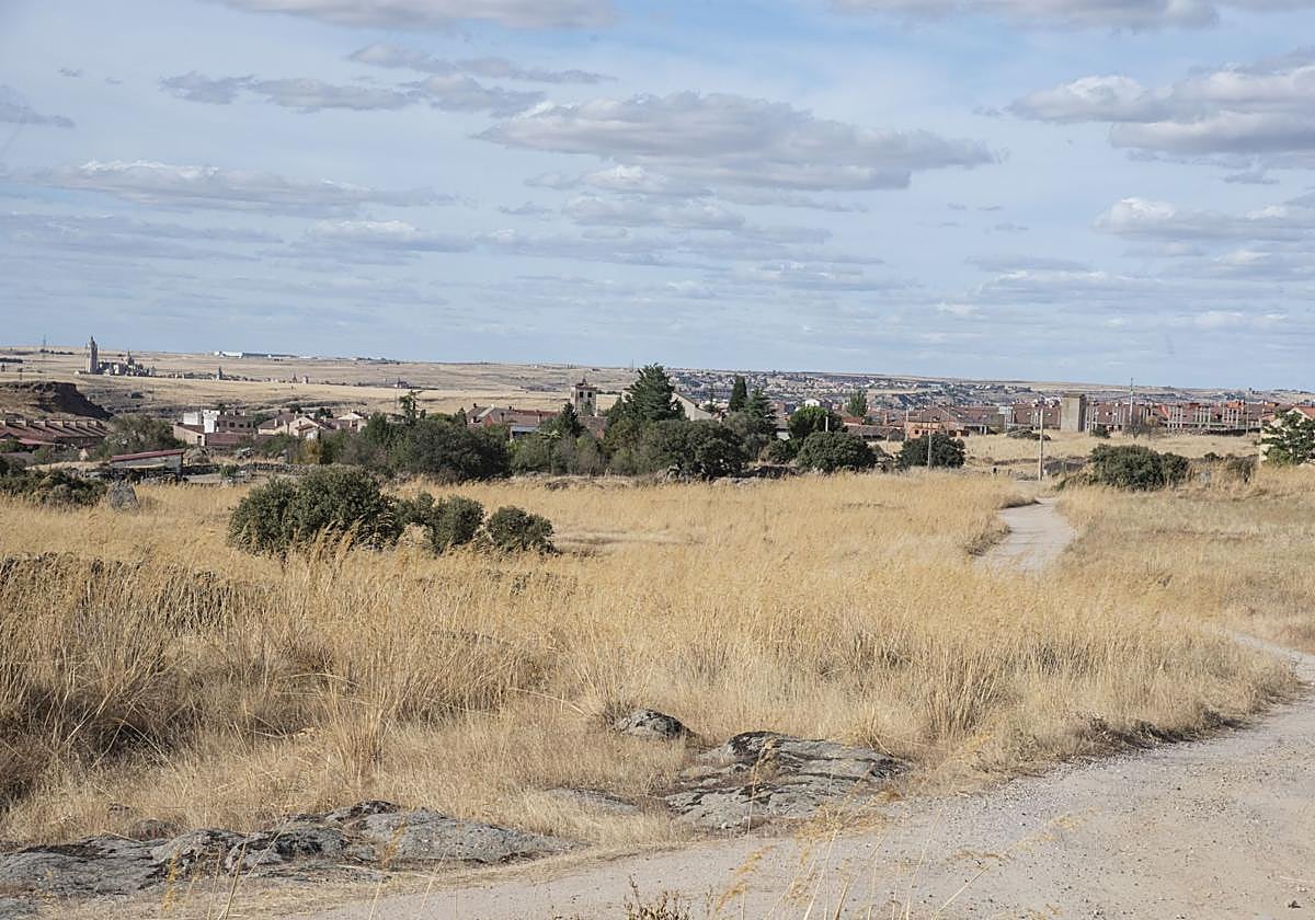 Terrenos donde se ubicará el futuro polígono industrial de Segovia.