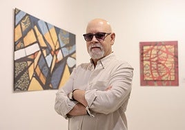 Fernando García Sánchez, en la sala de Pimentel.