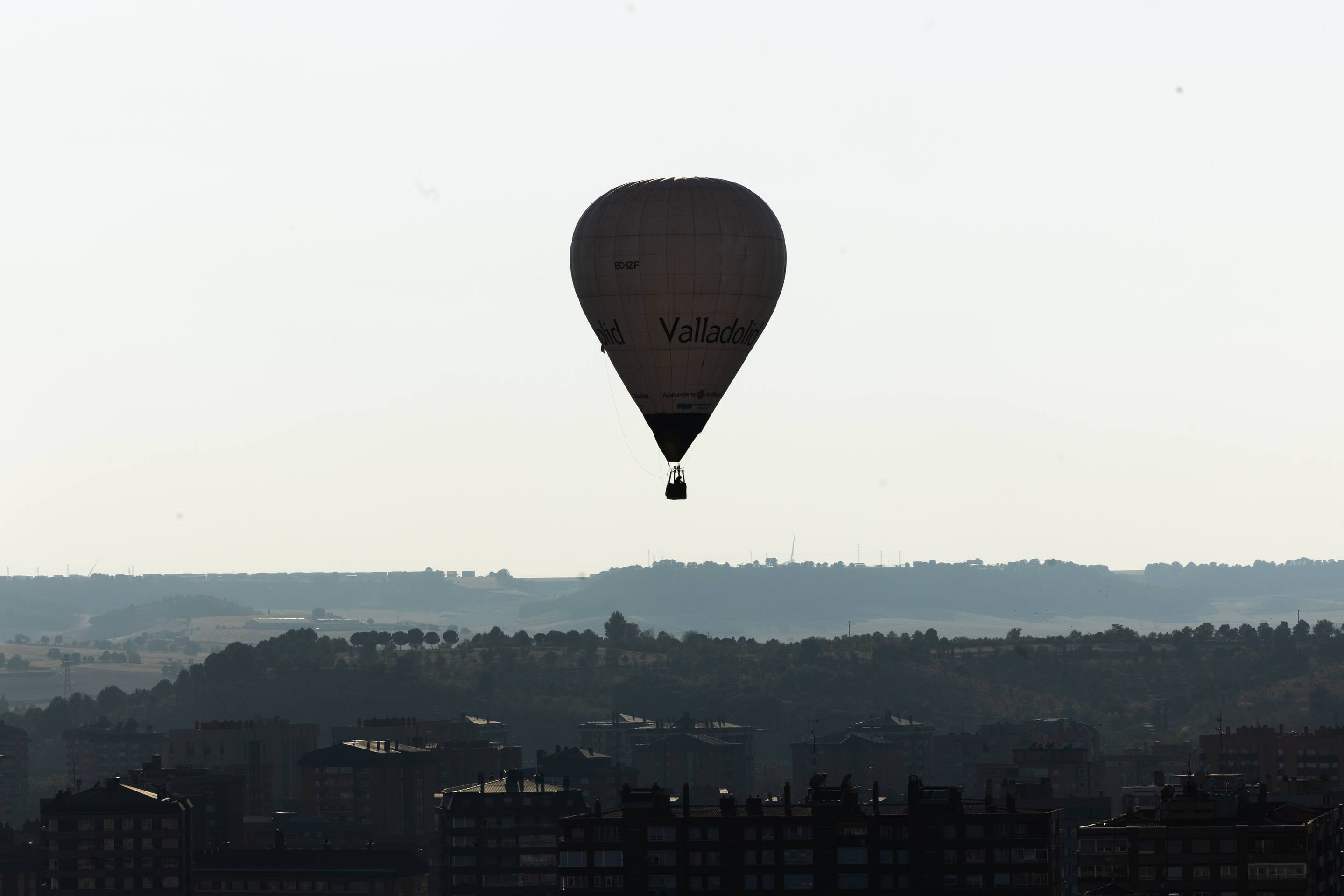 Las imágenes de los globos aerostáticos en el cielo de Valladolid
