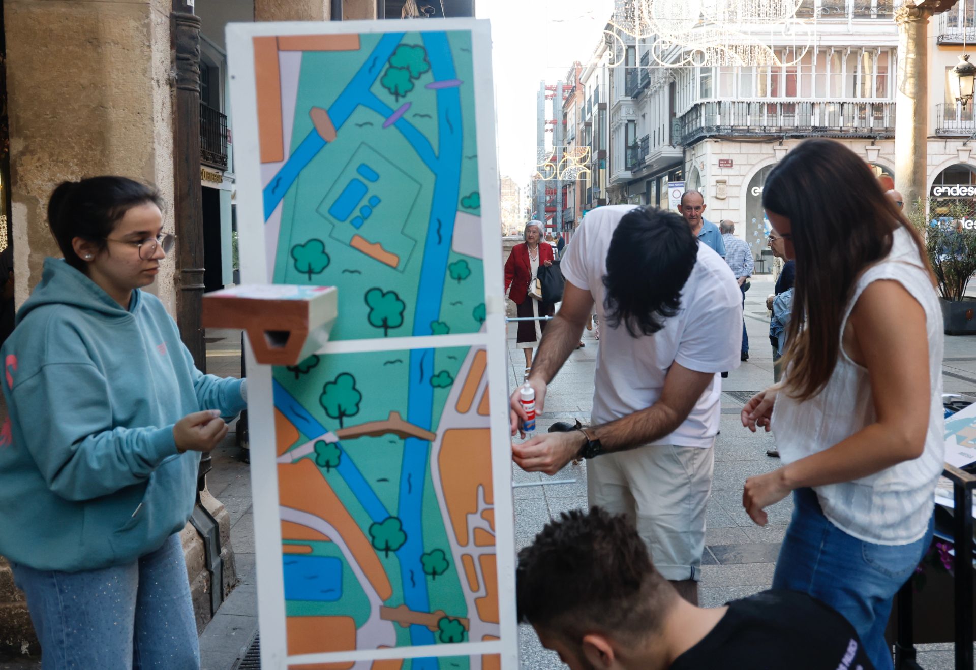 Concurso de las esculturas con forma de P