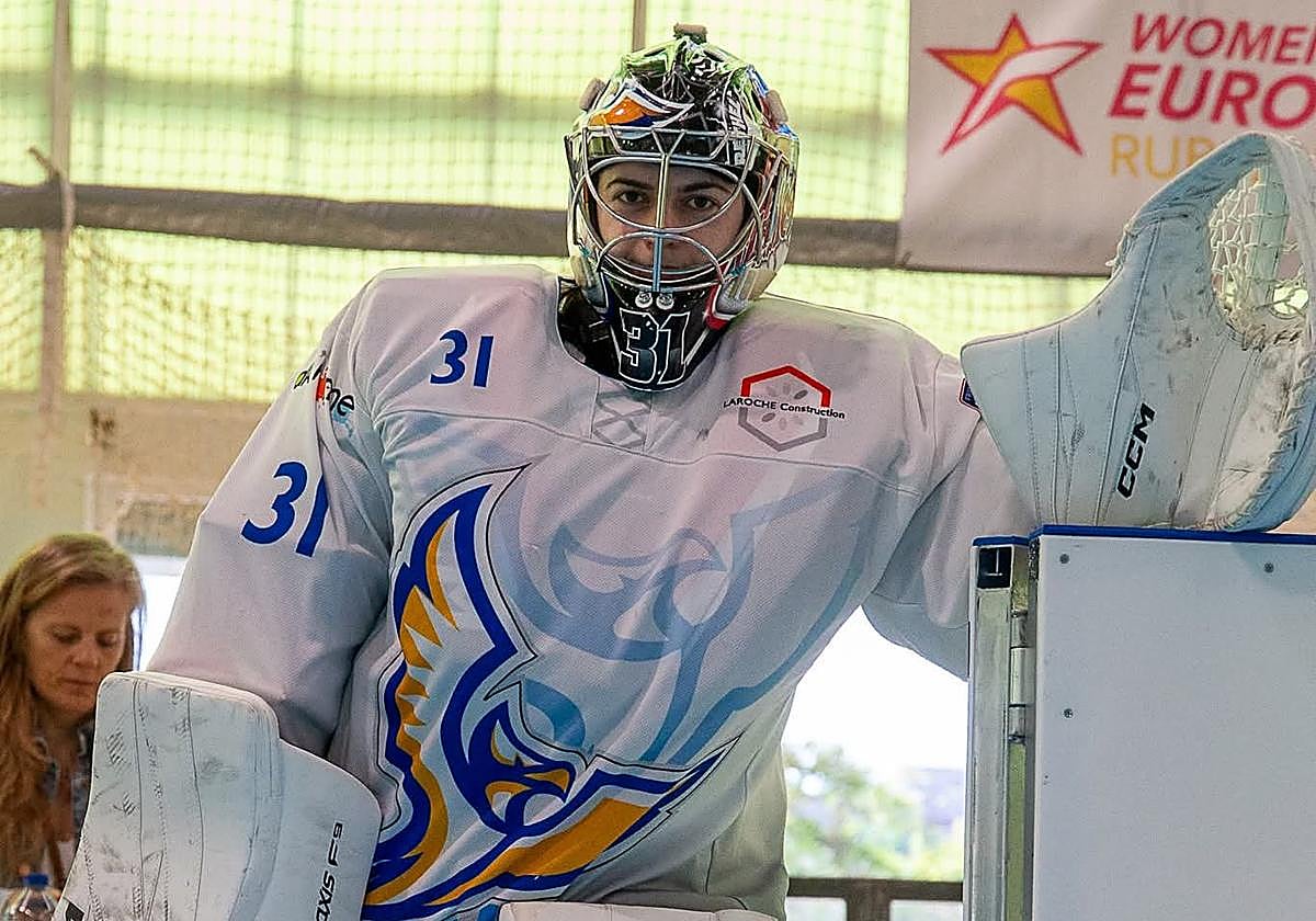 Lea Dablainville, portera de la selección de Francia.