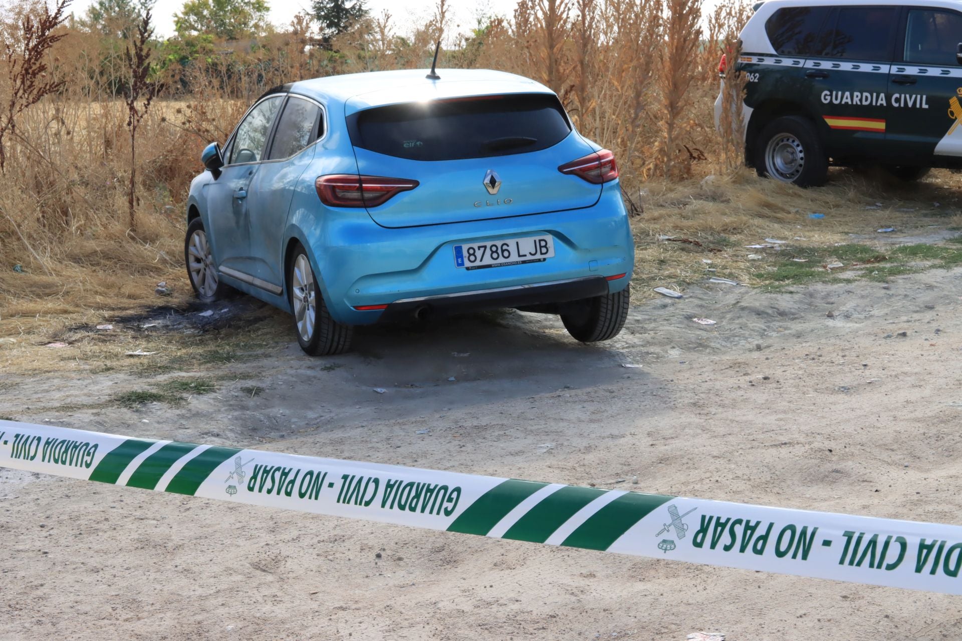 Fotografías de la investigación del caso de violencia de género en Cuéllar