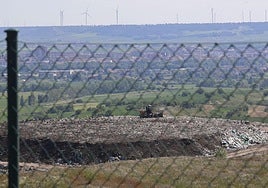 Vaso de residuos del CTR, en una imagen del mes de mayo.