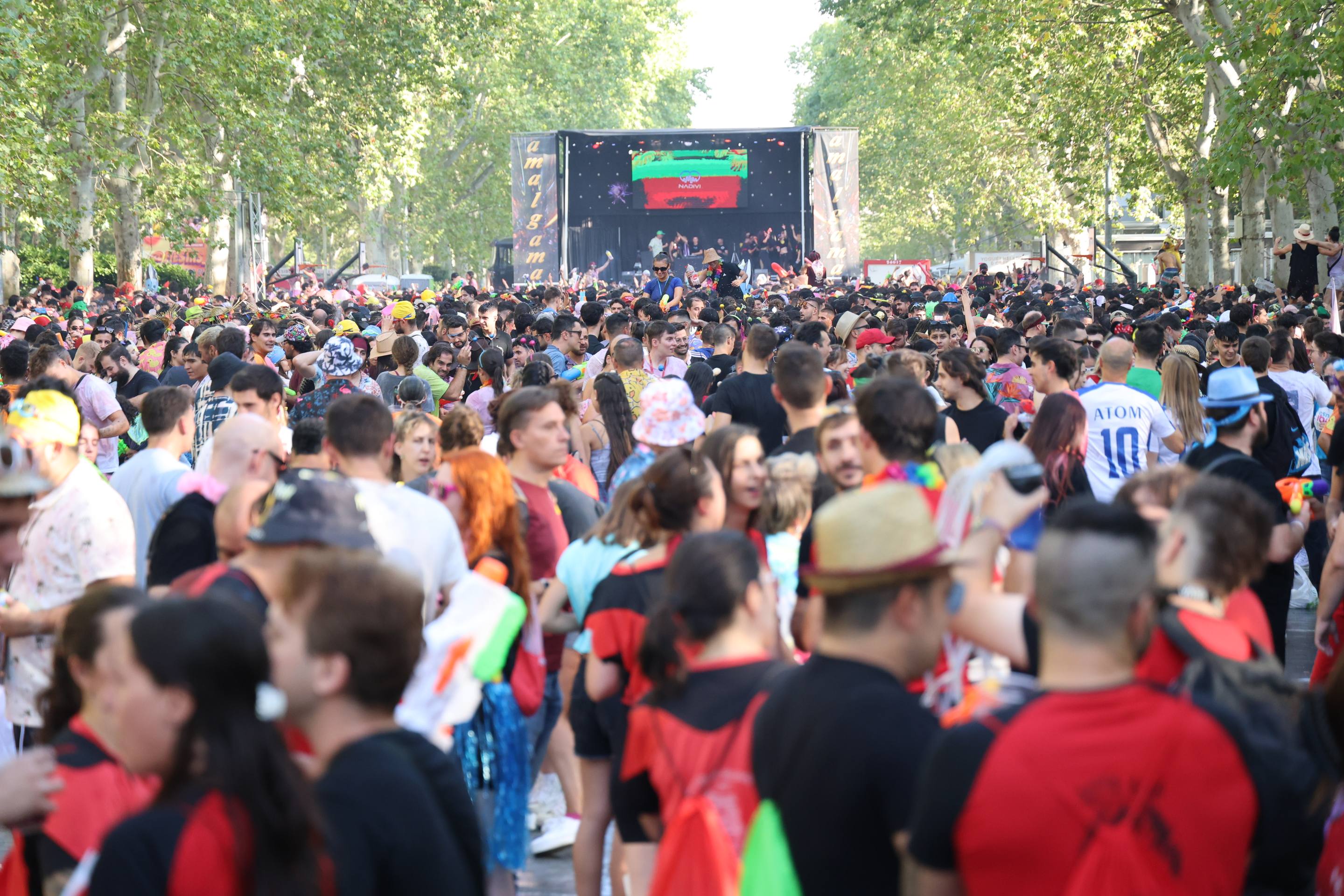 Las mejores imágenes del desfile de peñas de las Fiestas de Valladolid 2025