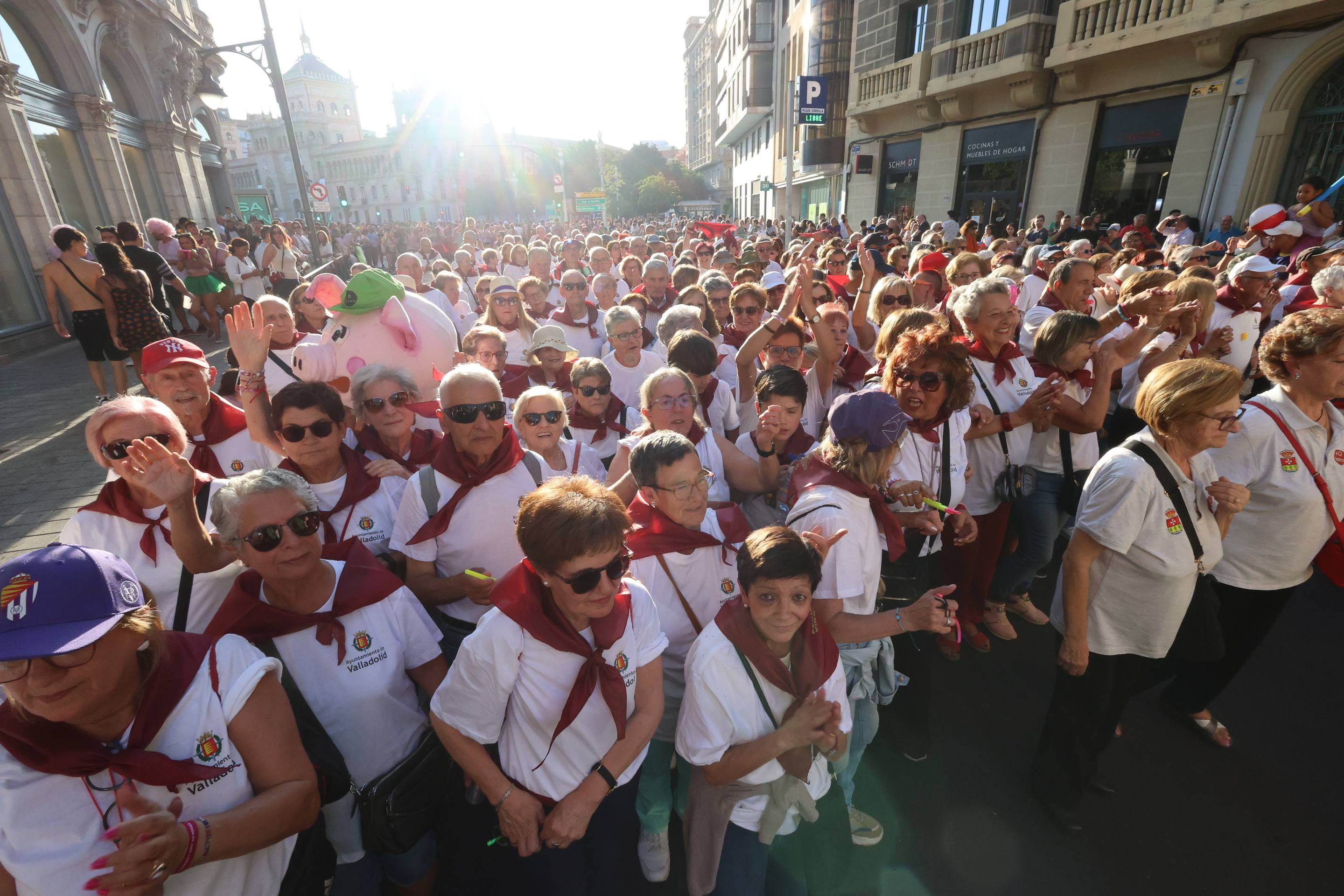 Las mejores imágenes del desfile de peñas de las Fiestas de Valladolid 2025