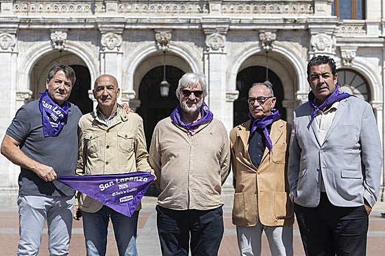 Ramón Molpeceres, Carlos Heredero, Alfonso García, Óscar Zapico y Alberto Gutiérrez.