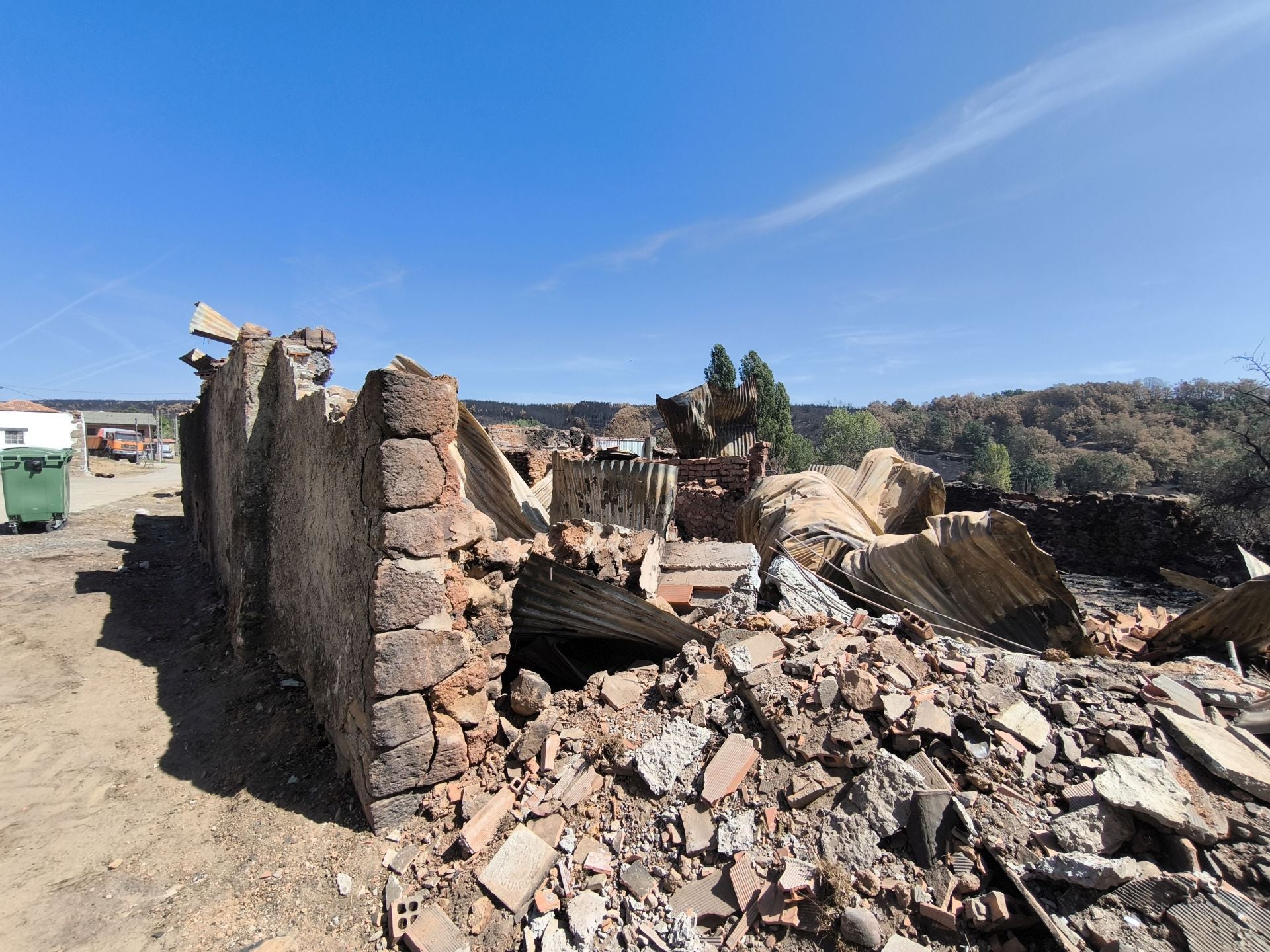San Pedro de Cansoles avanza en su reconstrucción tras las llamas