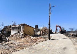 Máquinas en San Pedro de Cansoles.