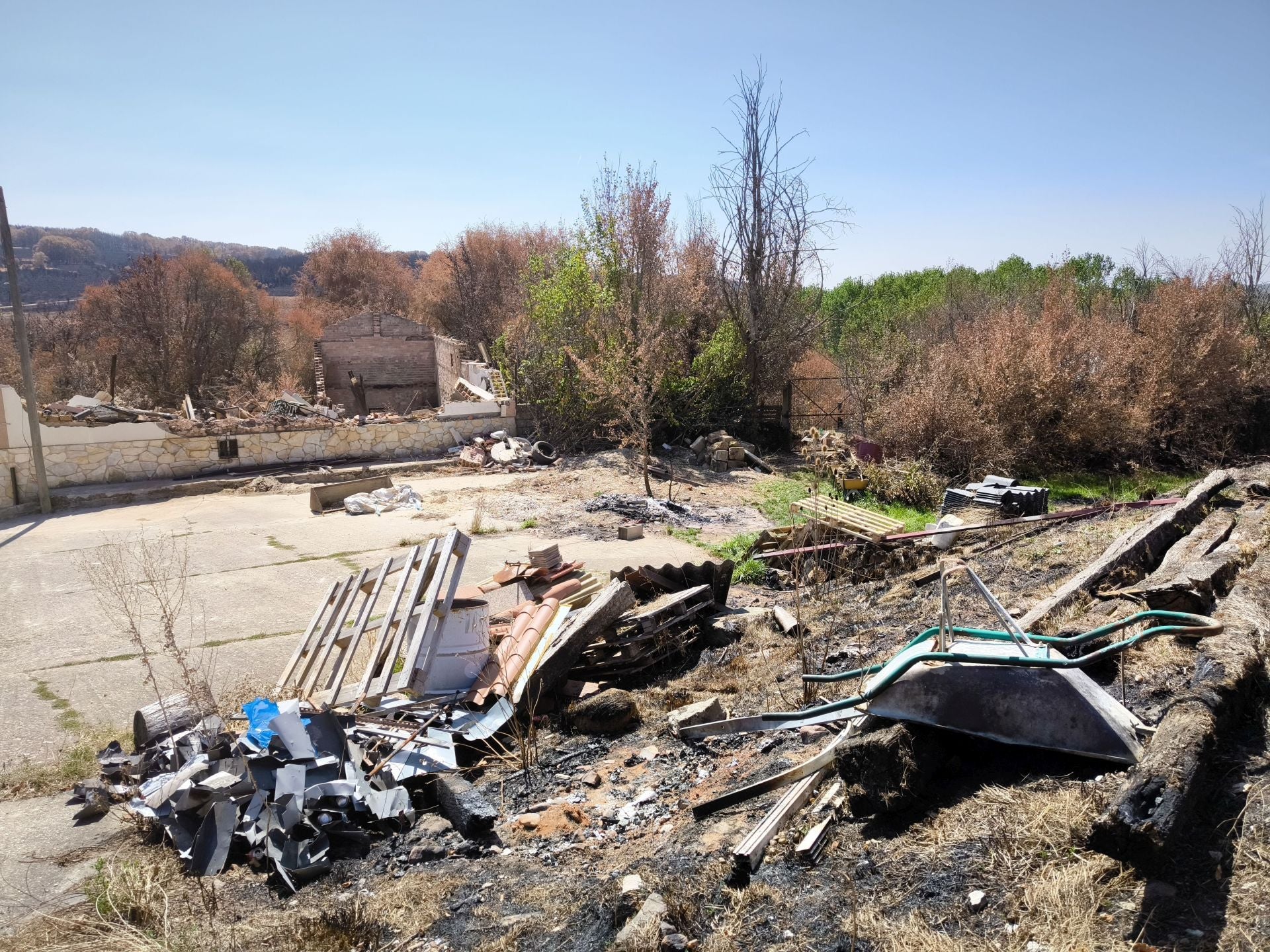 San Pedro de Cansoles avanza en su reconstrucción tras las llamas
