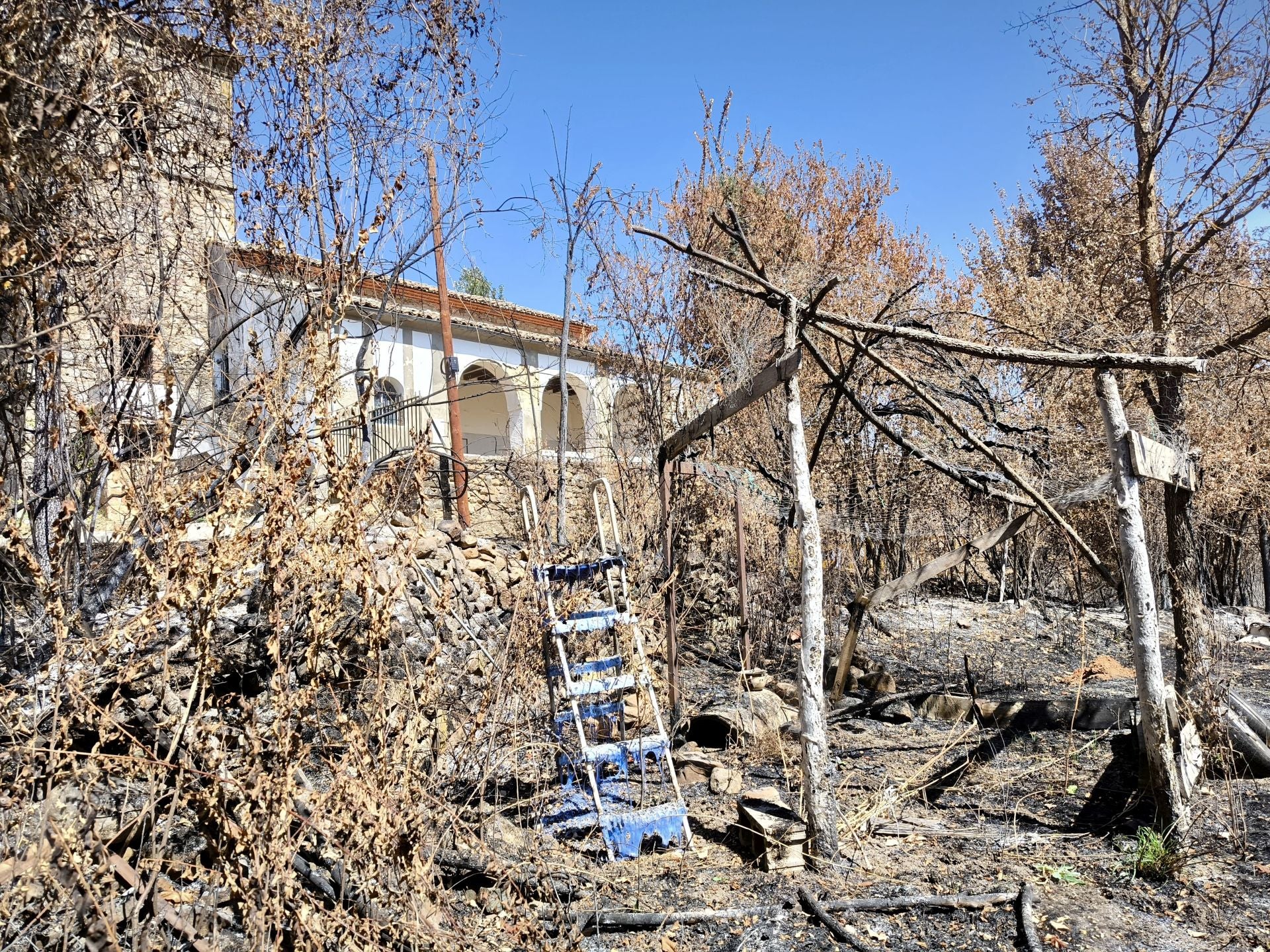 San Pedro de Cansoles avanza en su reconstrucción tras las llamas