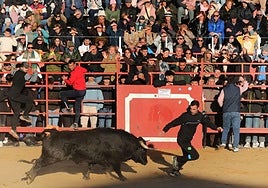 Fiesta taurina de San Sebastián en Paredes de Nava.