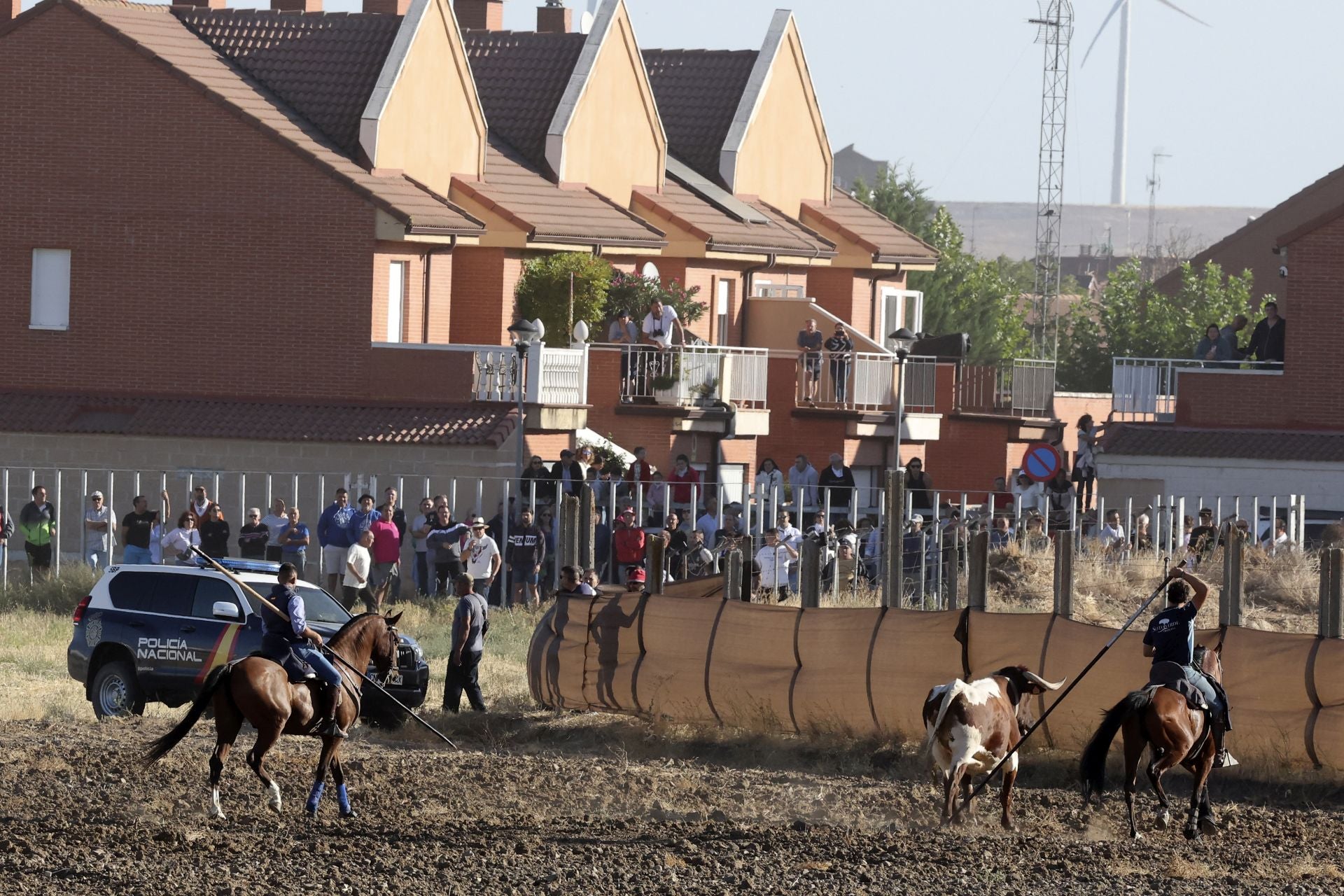 Las imágenes del encierro de este sábado en Medina del Campo