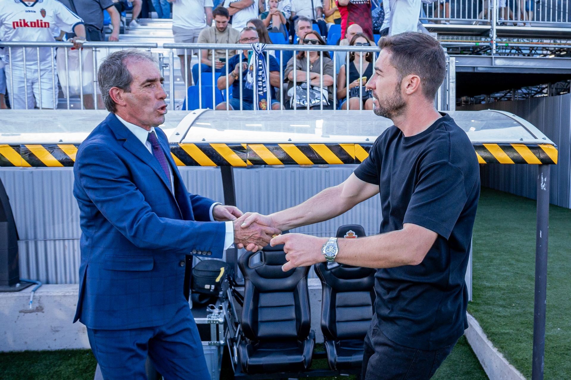 Las imágenes del partido del Real Valladolid en Zaragoza