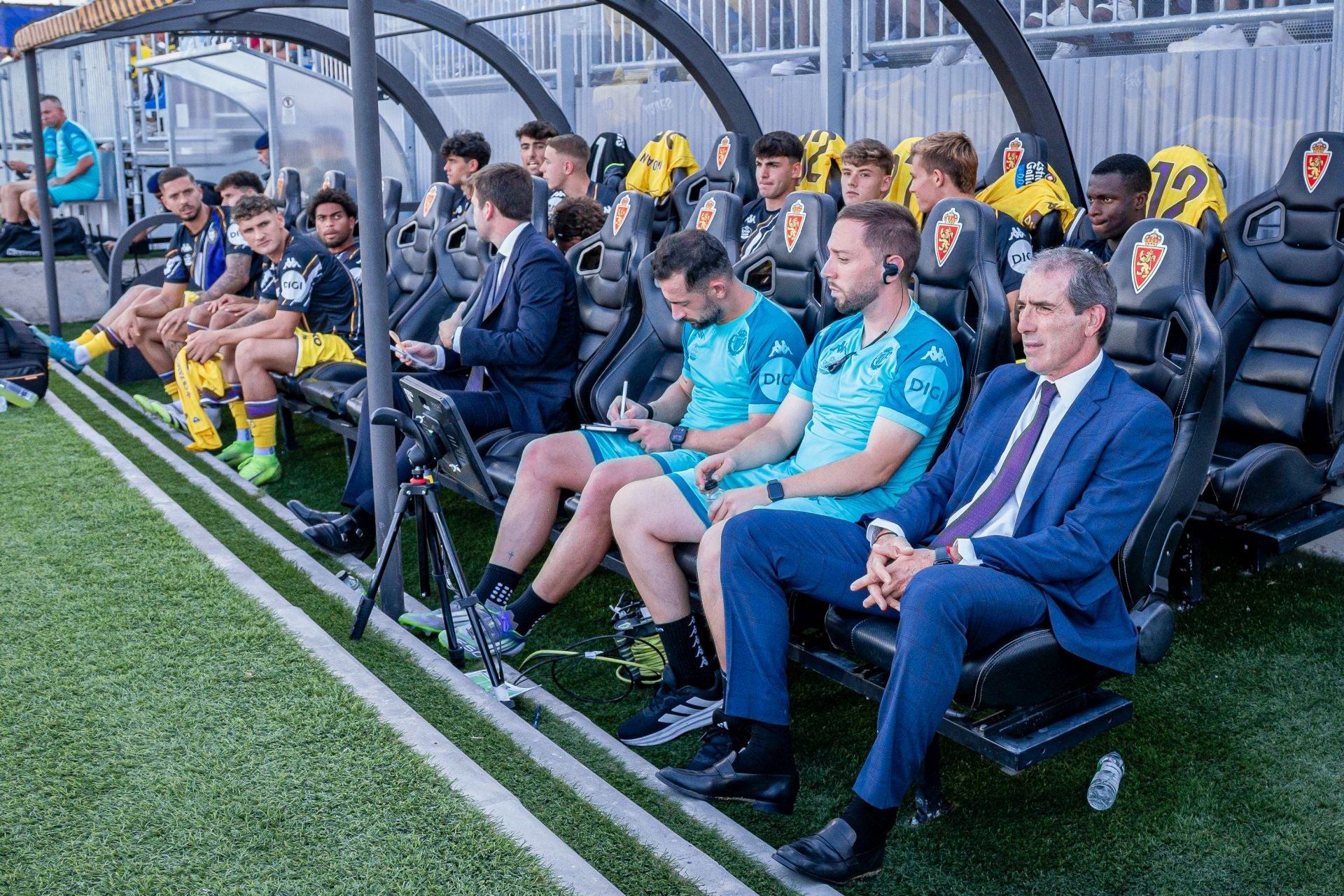 Las imágenes del partido del Real Valladolid en Zaragoza