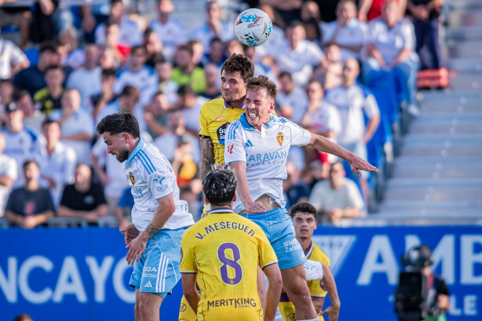 Las imágenes del partido del Real Valladolid en Zaragoza