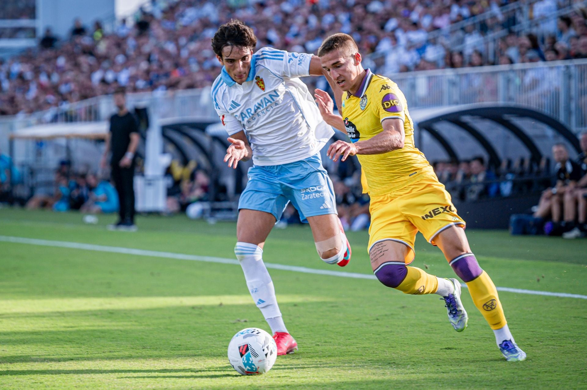Las imágenes del partido del Real Valladolid en Zaragoza