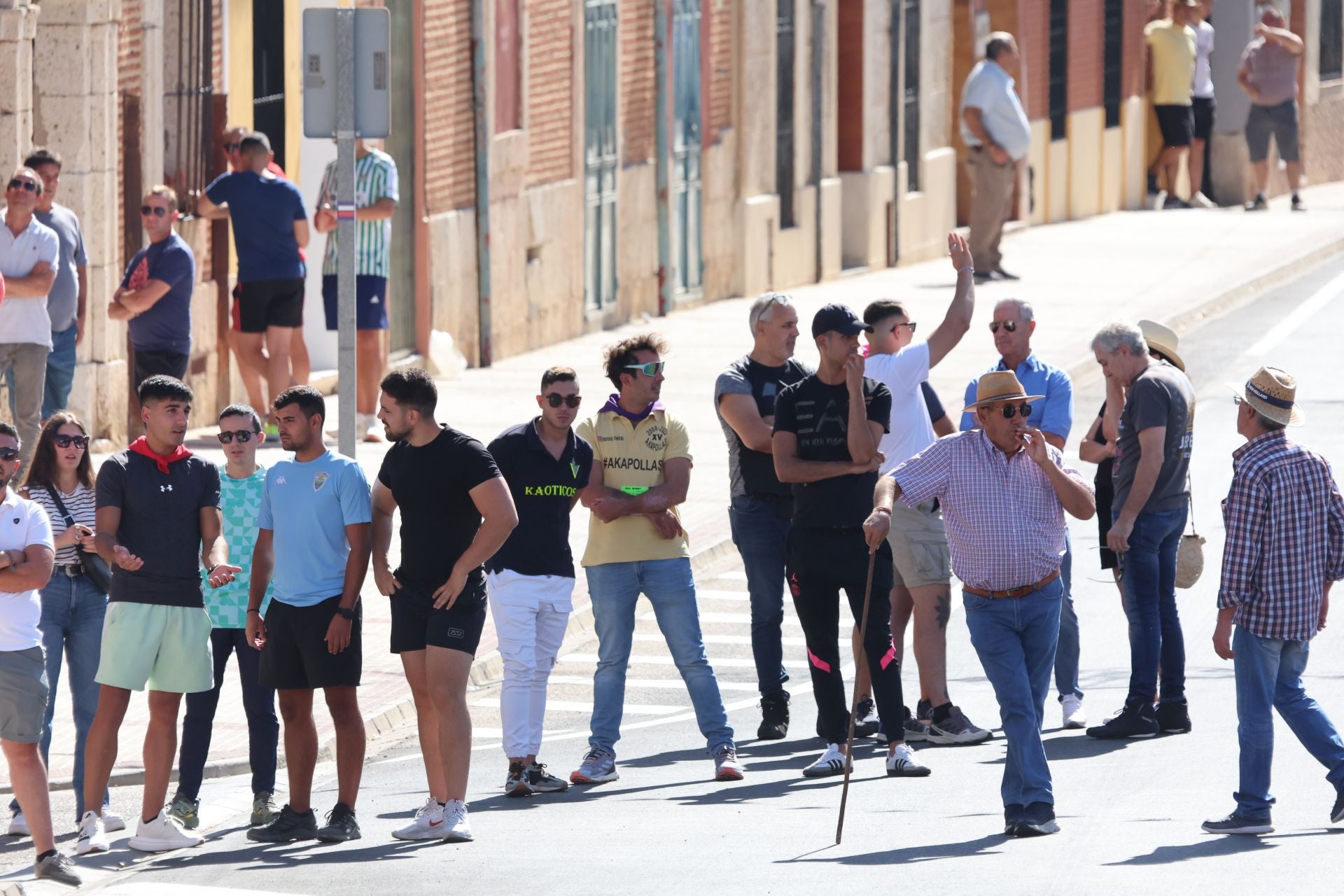 La fotos del encierro urbano en las fiestas de Nava del Rey 2025