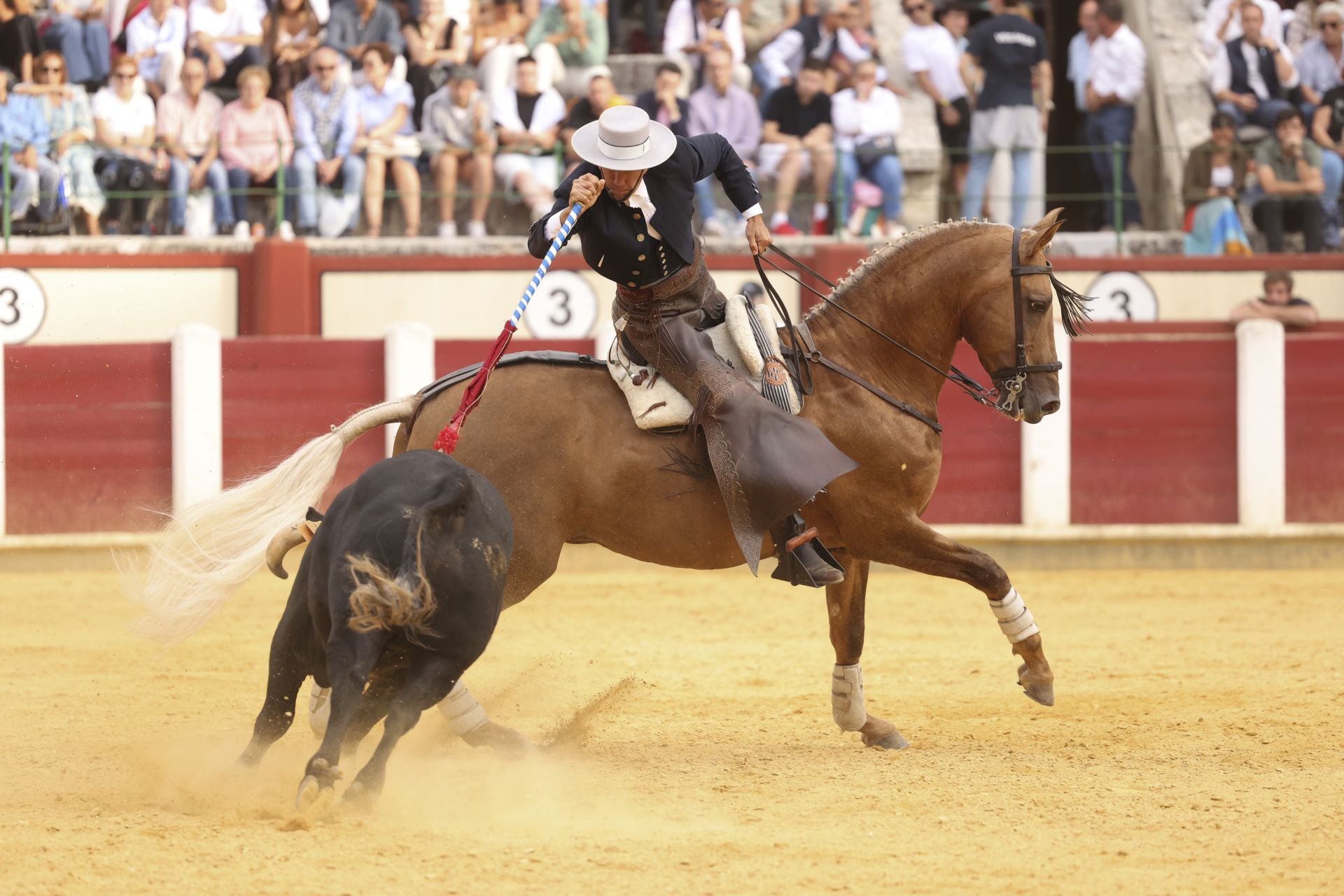 Segio Galán en la corrida de rejones de Valladolid