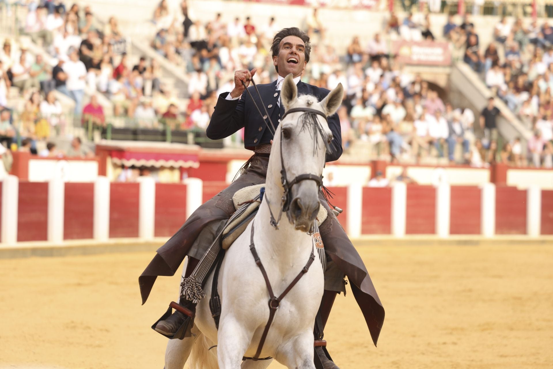 Segio Galán en la corrida de rejones de Valladolid