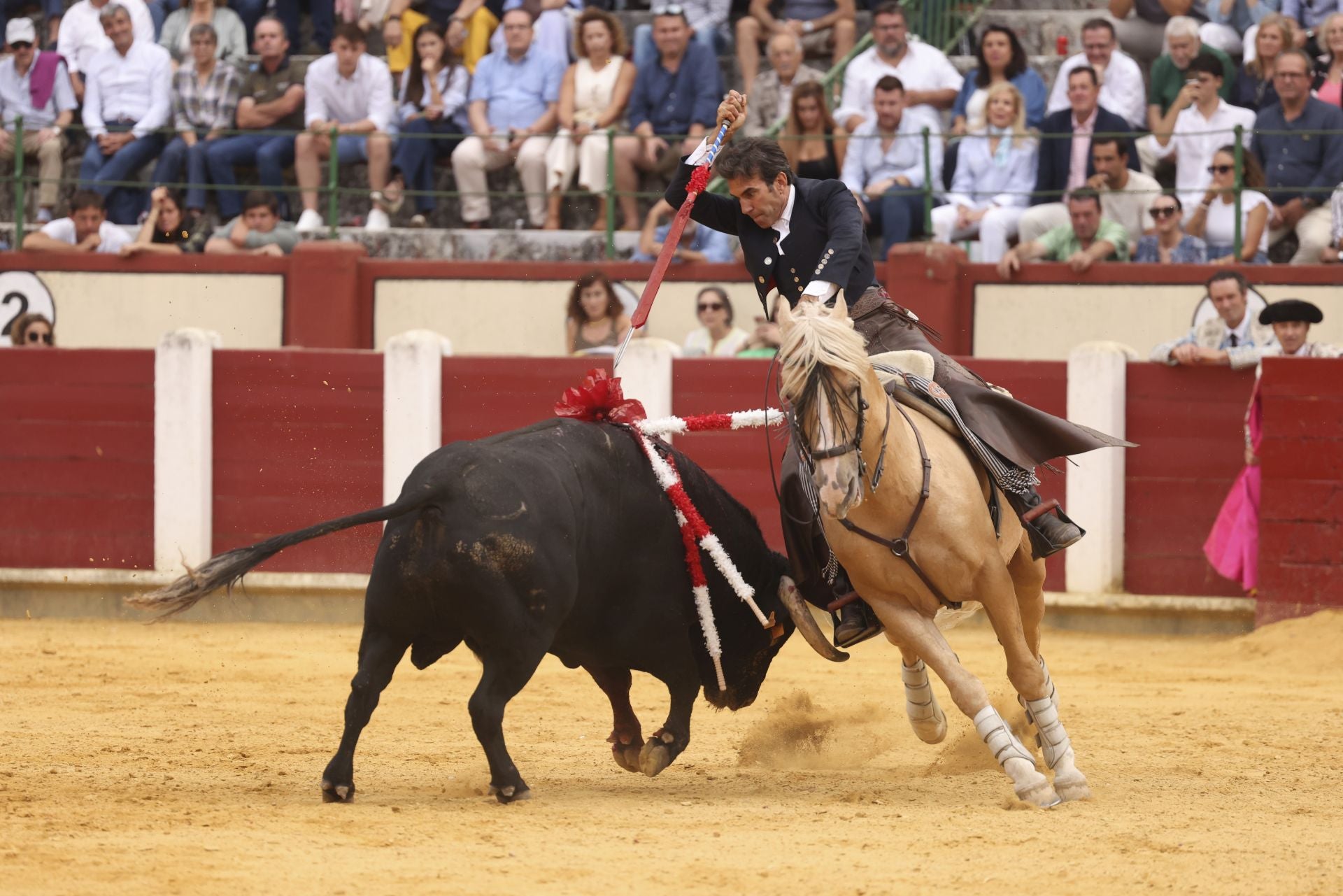 Segio Galán en la corrida de rejones de Valladolid