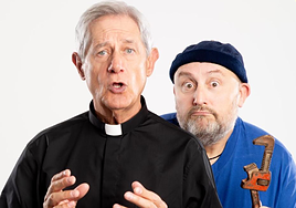 Josema Yuste y Javier Losán protagonizan la obra 'Que Dios nos pille confesados'.