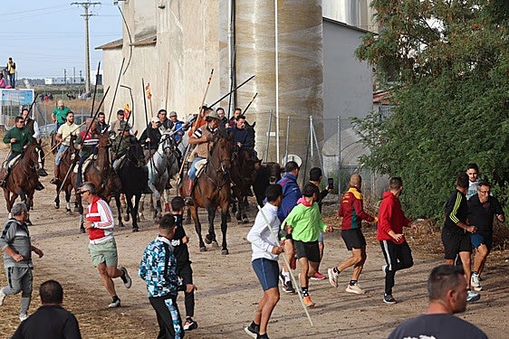 Las imágenes del encierro de este lunes en Medina del Campo