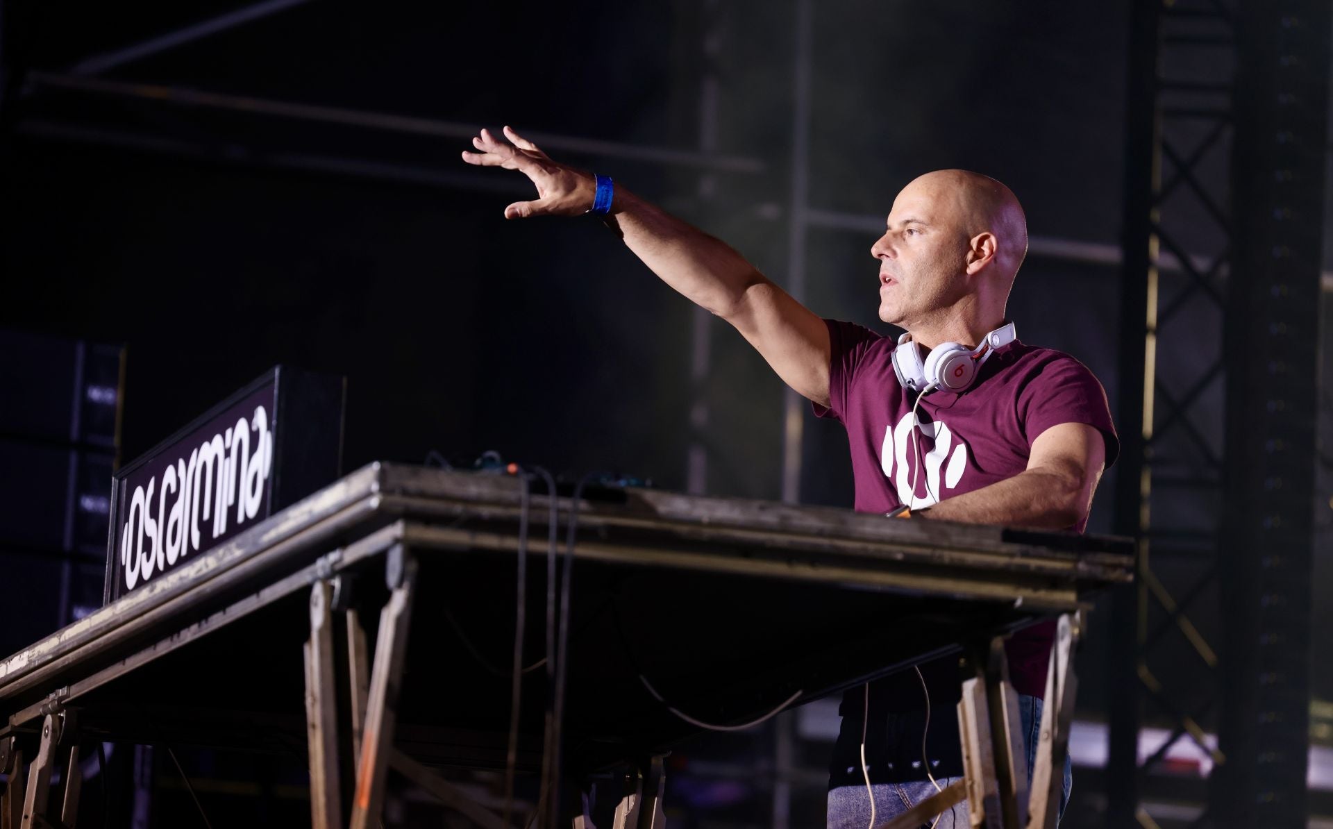 El Dj Oscarmina, telonero de Dani Fernández, en imágenes