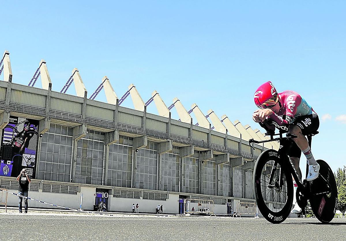 Septiembre de 2023. Thomas de Gent deja a un lado el estadio Zorrilla, en la última crono disputada en Valladolid, hace ahora dos años.