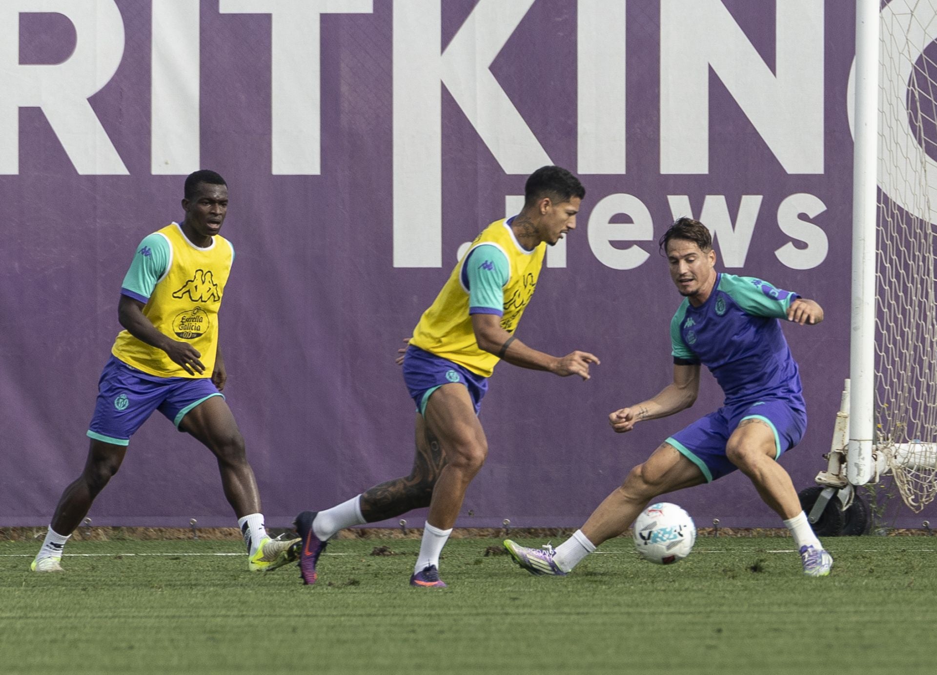 Las fotos del entrenamiento del Real Valladolid durante la mañana del 8 de septiembre