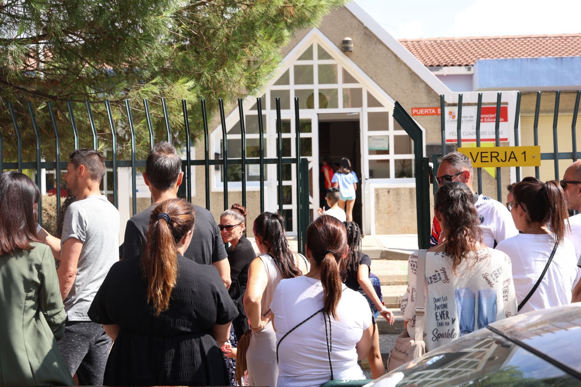 Las fotos de la vuelta al cole en el CEIP Félix Cuadrado Lomas de La Cistérniga