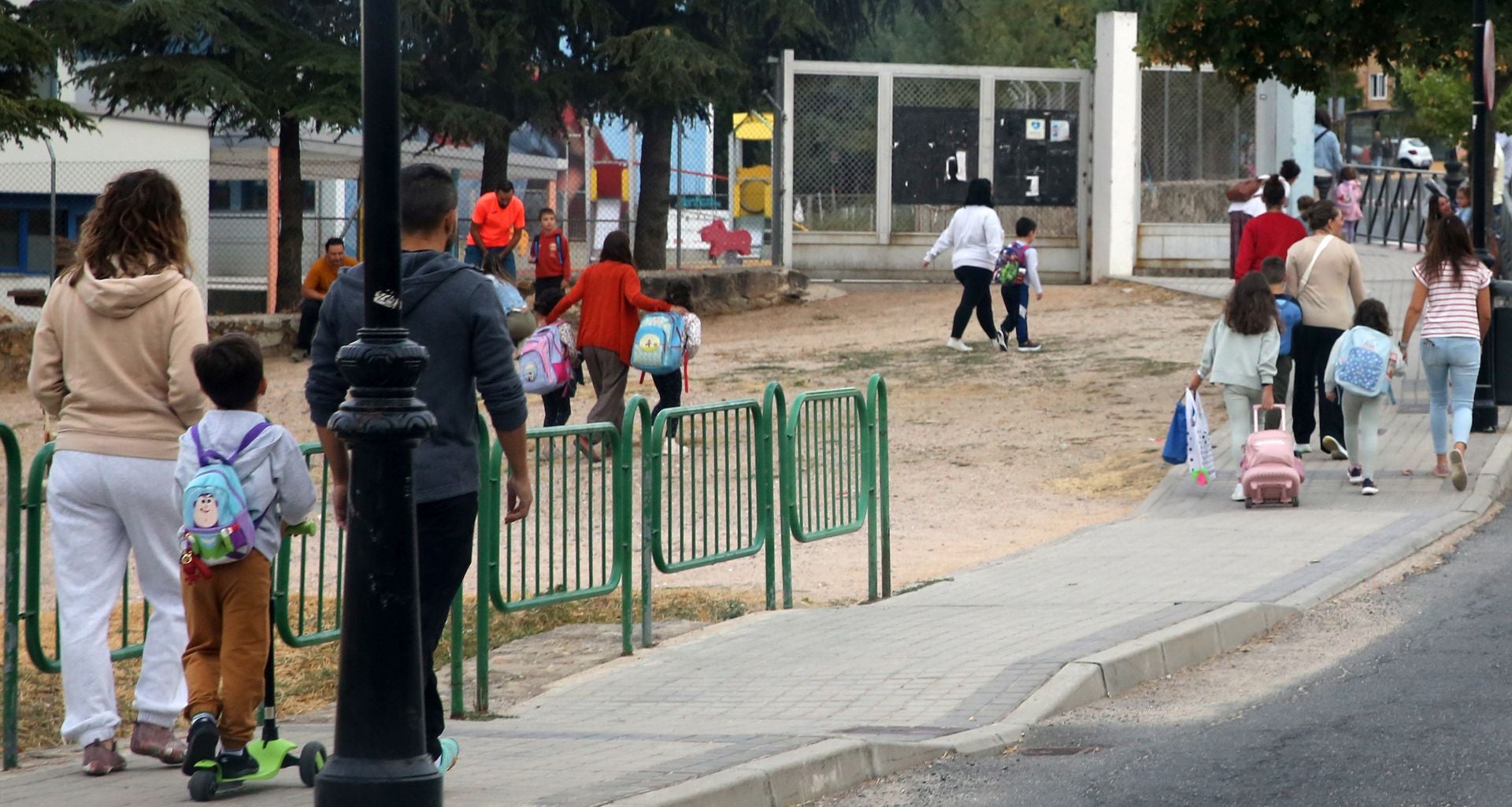 Vuelta al colegio en Palazuelos de Eresma.