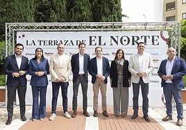 Fernando Ponzán, Víctor Sanz, Ángel de la Plaza, Manuel Corzo, Mónica Vega, José Ignacio Delgado, Sol Calderón y David García, de Banco Sabadell