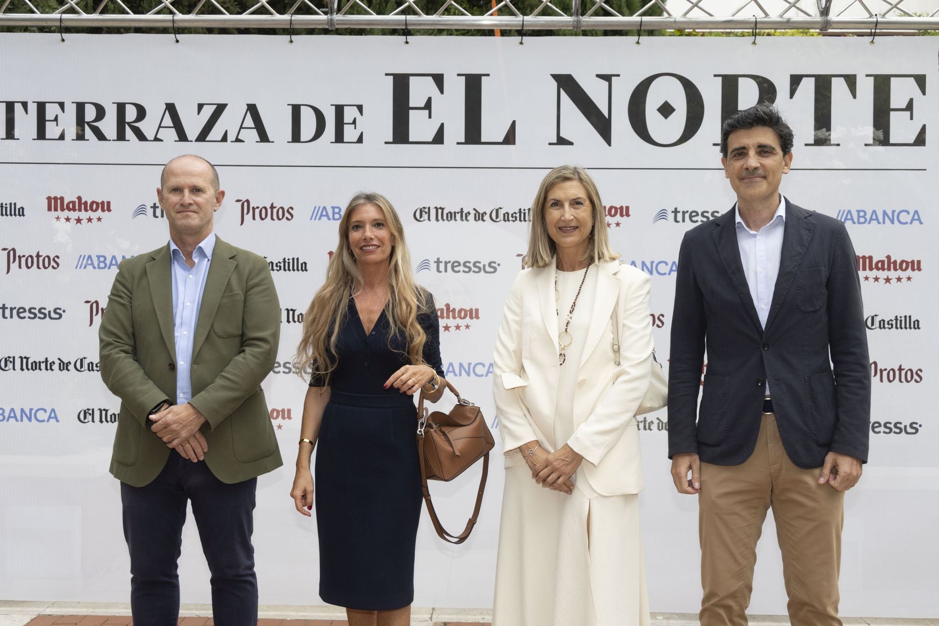 Miguel Calvo, Silvia Herrero, Mayte Zamorano (El Norte) e Ignacio Antolín, de Iberdrola.