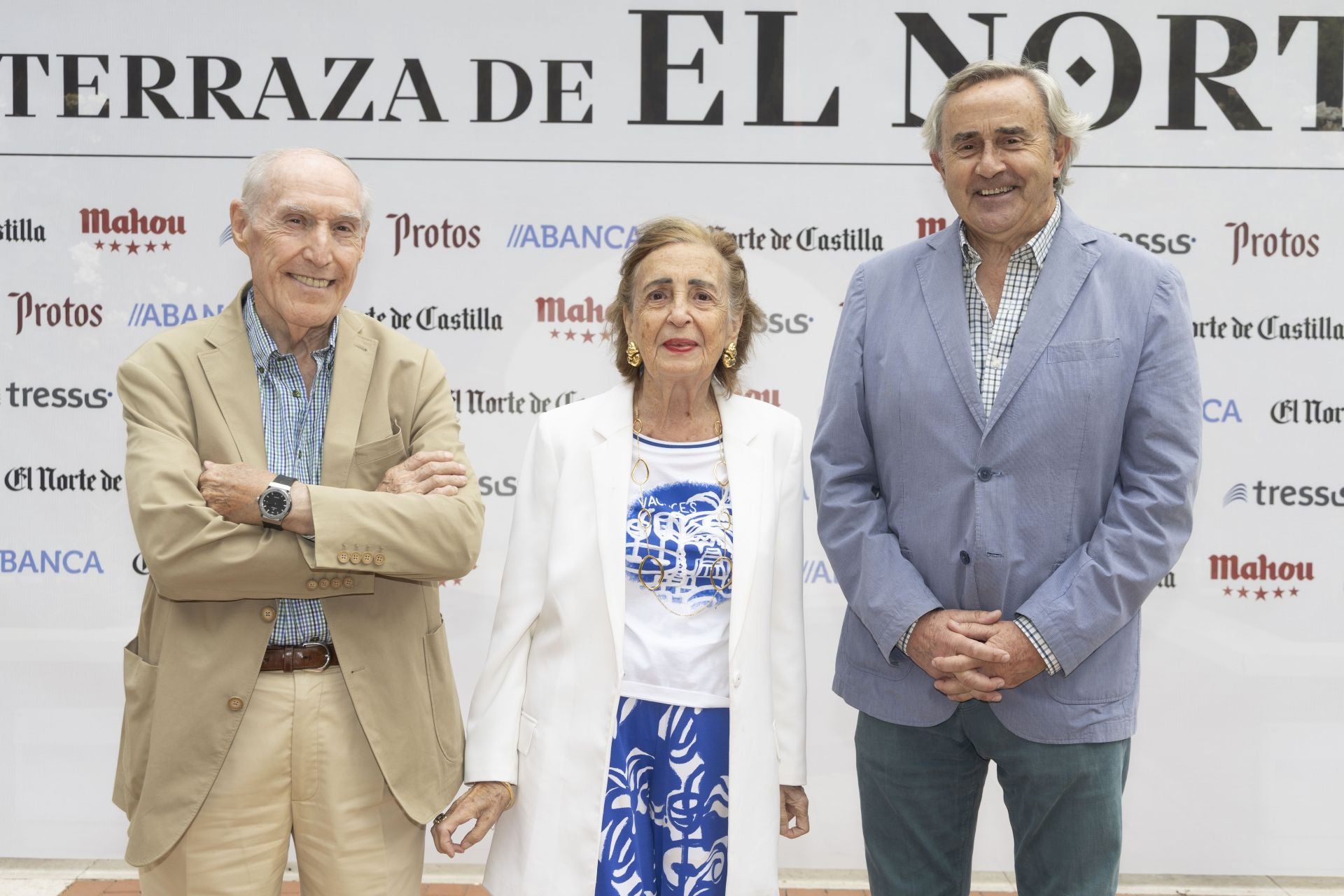 José Ramón Perán y Pepita Fernández, y José Luis Guerrero, de Cartif.