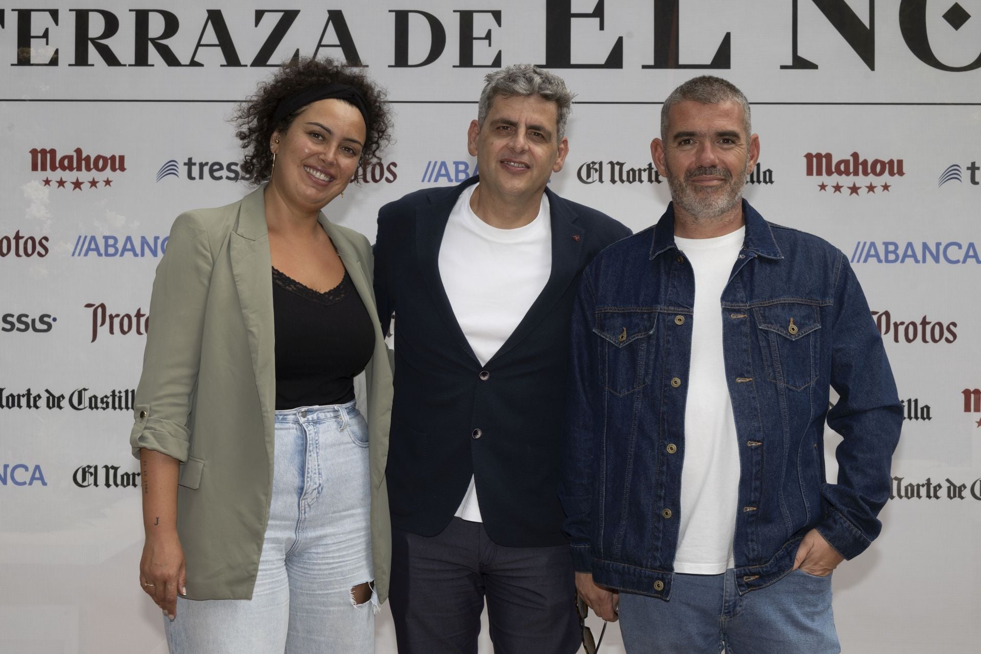 María Rojas, de El Norte, Benito Andrades, de Luzilia, y Manuel Martín, de Energilandia.