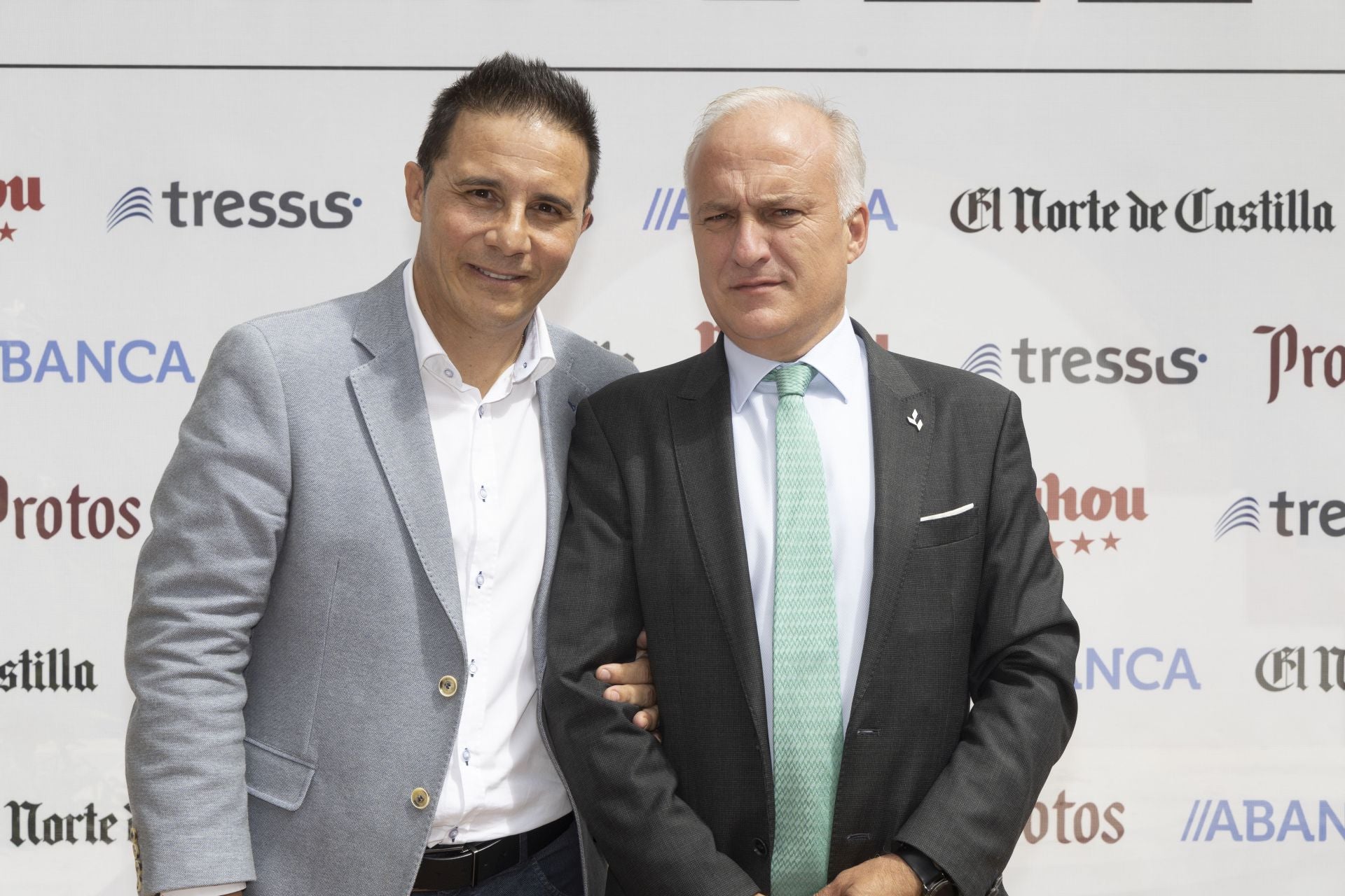 Alberto Martín, de Naves de Rioseco, y Jorge Esteban, de Caja Viva.