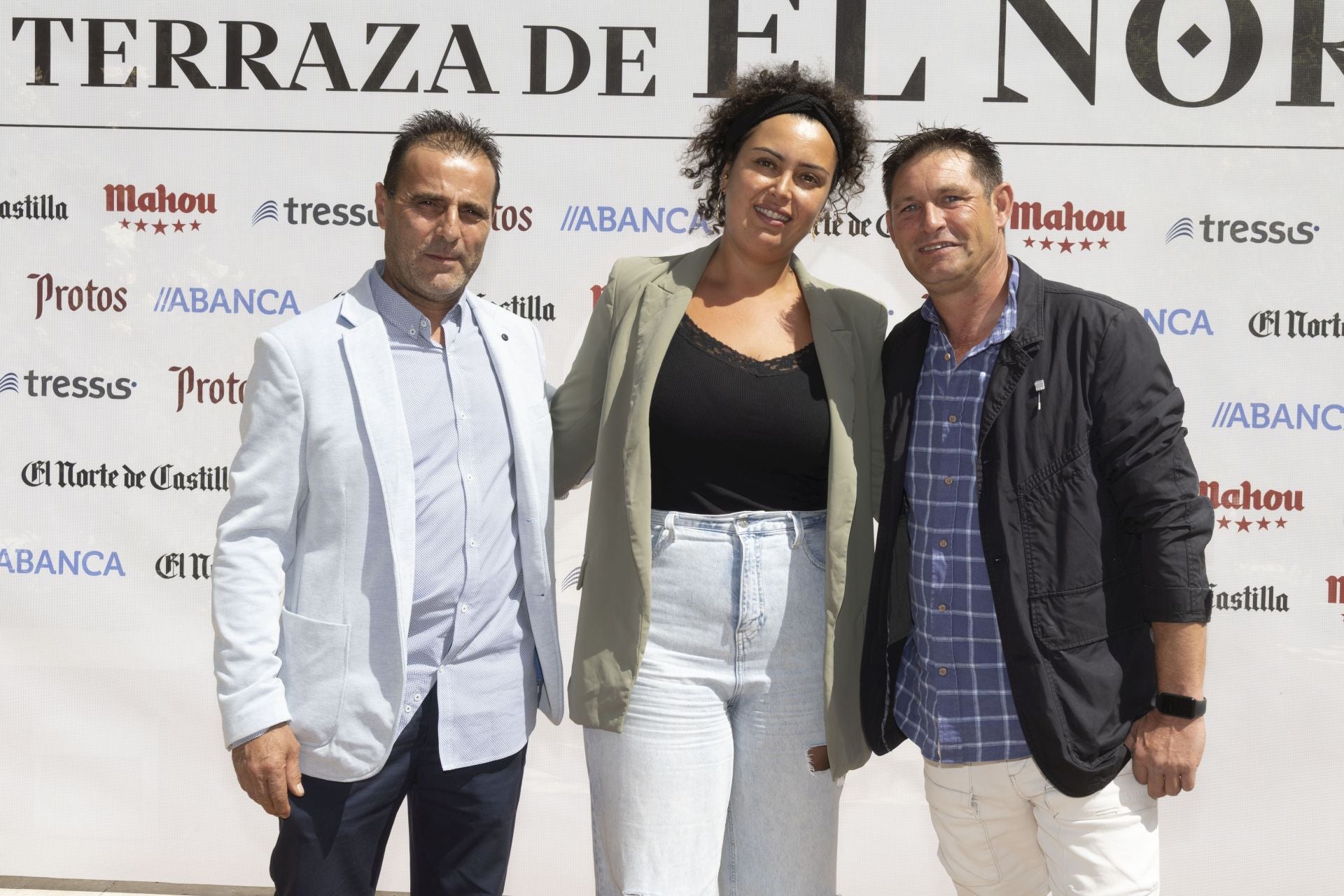 Lorenzo Gallegos, María Rojas (El Norte) y Antonio Martínez, de Mecanizados y Soldadura Ansama.