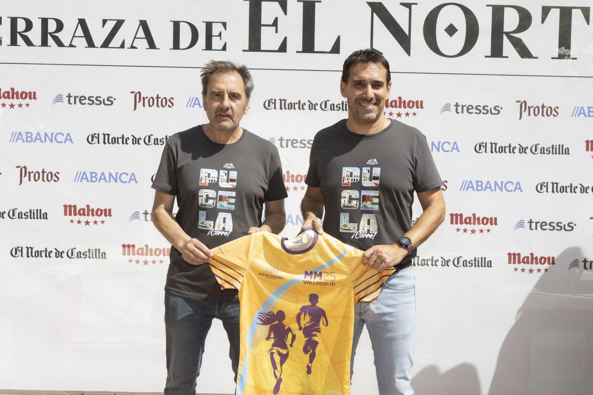 Juan Carlos Cristóbal y Luis Miguel de la Fuente, de Atletas Populares de Valladolid.