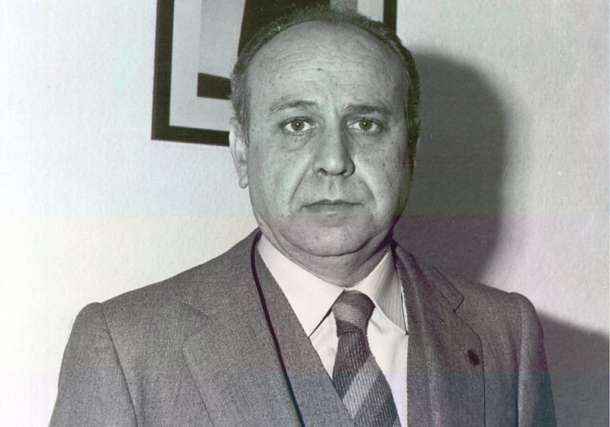 Gregorio Marbán durante su etapa de jefe superior de Policía en Asturias