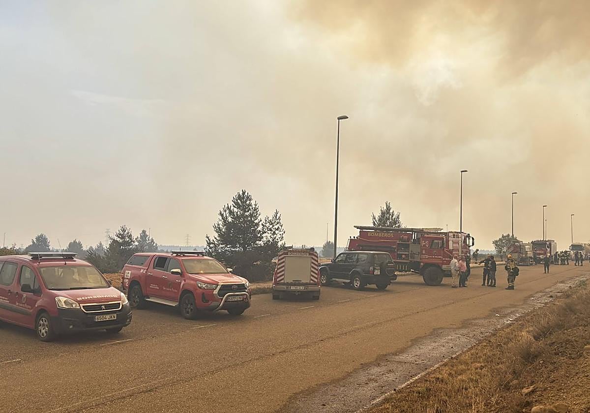 La Diputación movilizó a 70 bomberos en los cuatro incendios