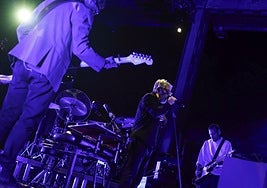 Actuación de Iván Ferreiro en el Salón.