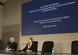 María Jesús Fuente, durante su ponencia.