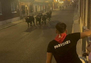 Multitudinario encierro en Laguna de Duero para despedir las fiestas