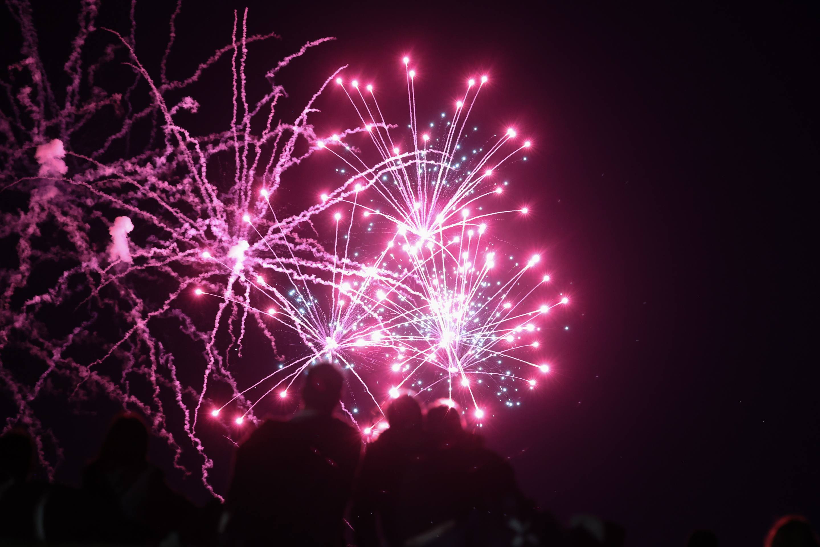 Las imágenes de los fuegos artificiales de las fiestas de Valladolid
