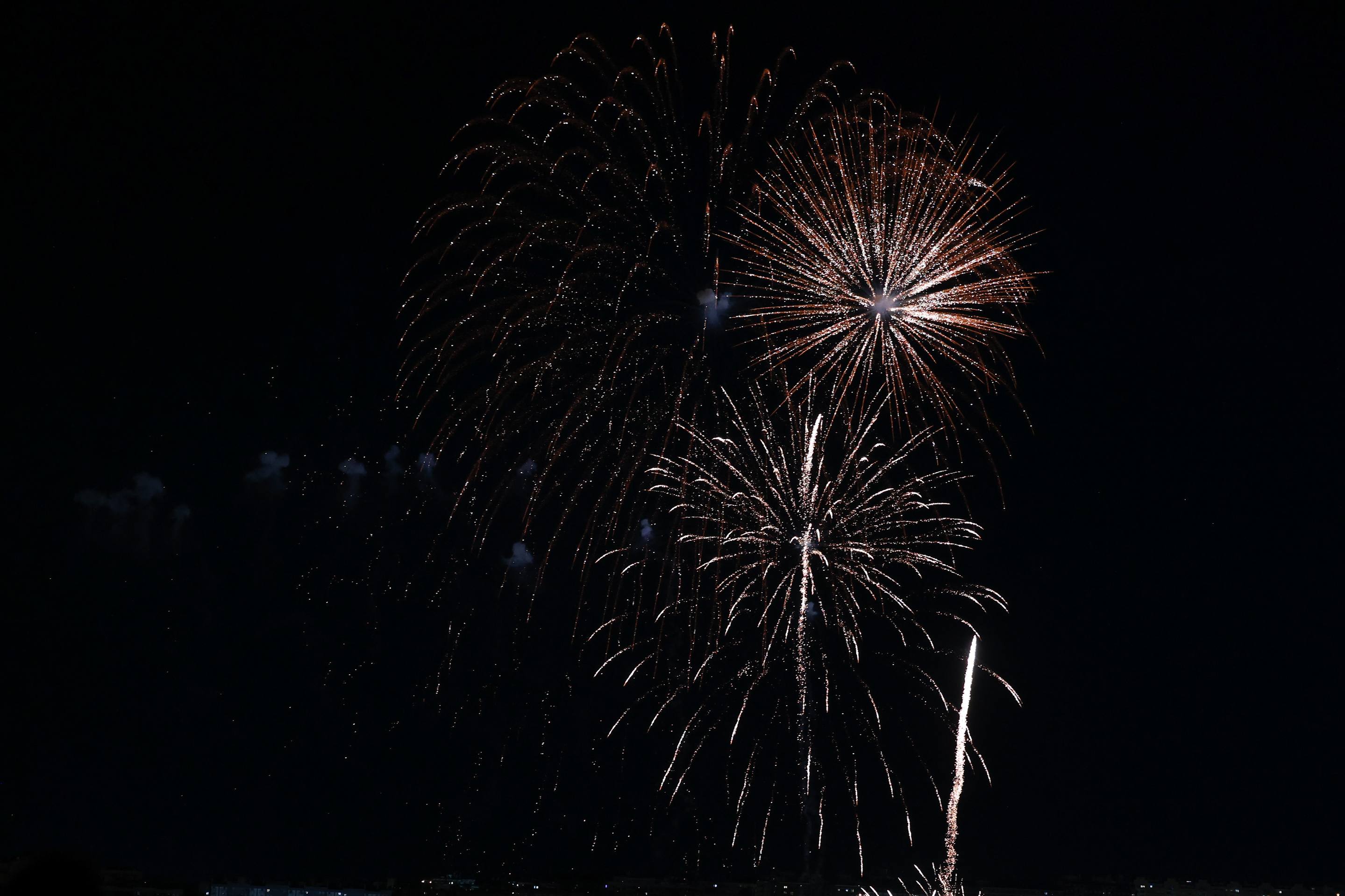 Las imágenes de los fuegos artificiales de las fiestas de Valladolid