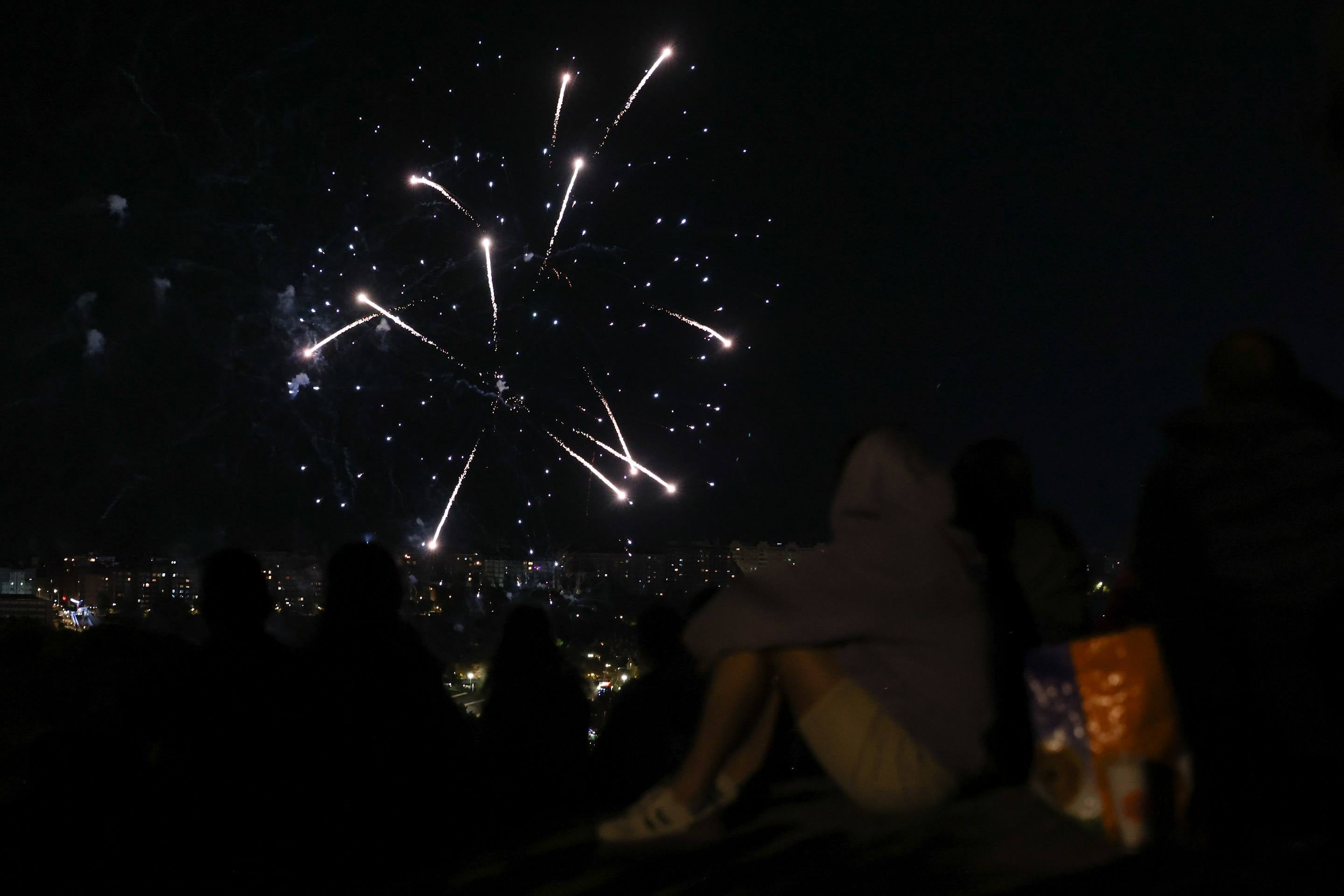Las imágenes de los fuegos artificiales de las fiestas de Valladolid