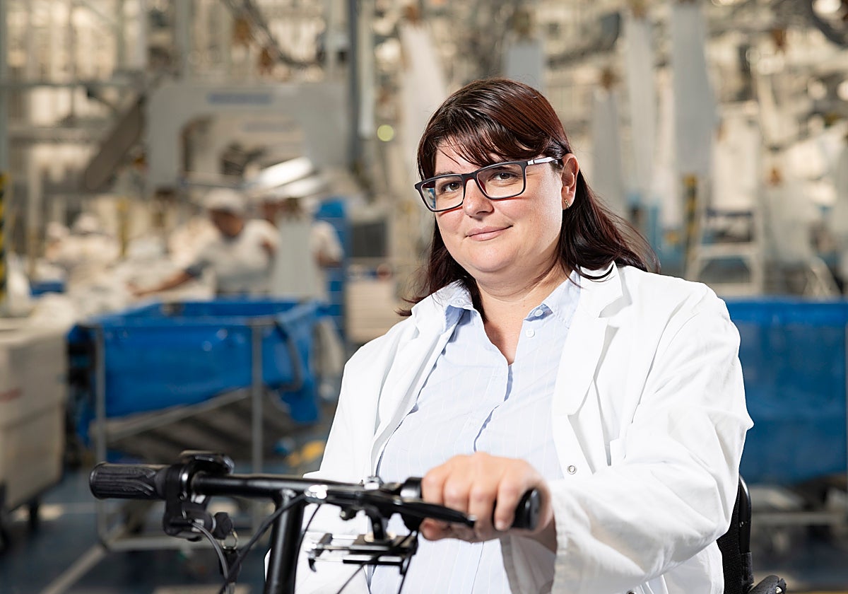 Alina Berca, responsable de riesgos laborales de Ilunion