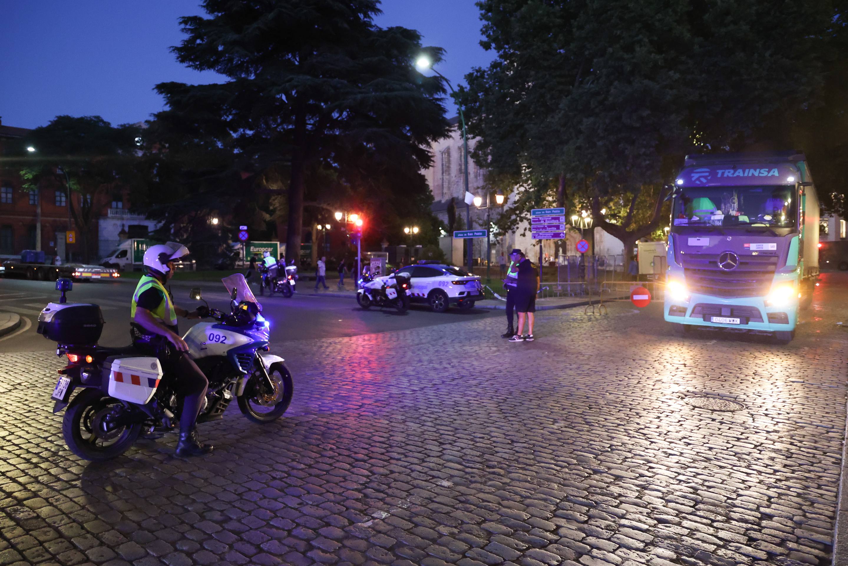 Los preparativos de La Vuelta en Valladolid, en imágenes