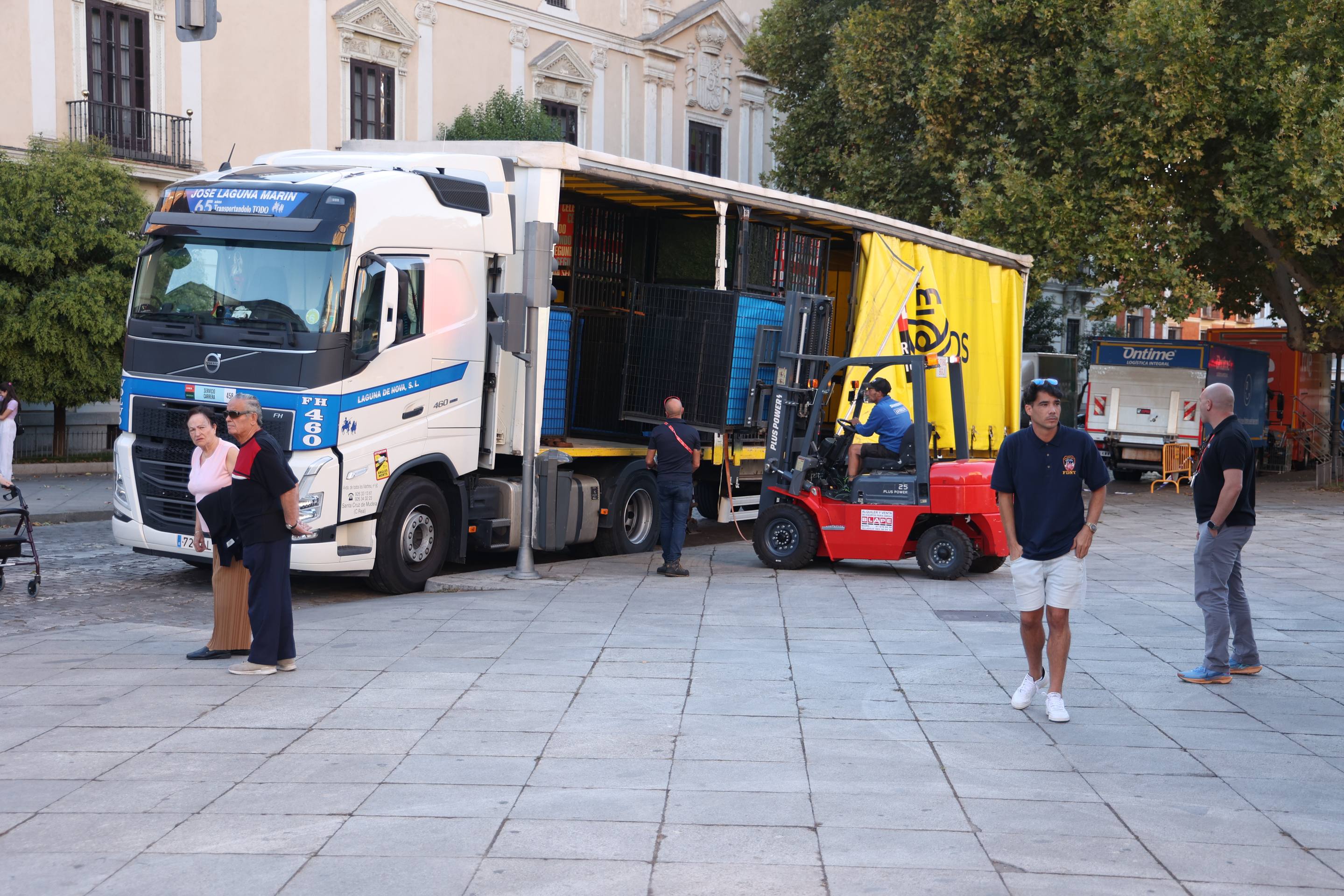 Los preparativos de La Vuelta en Valladolid, en imágenes