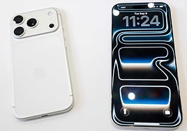 Nuevo iPhone 17 Pro, expuesto durante la presentación en Cupertino.